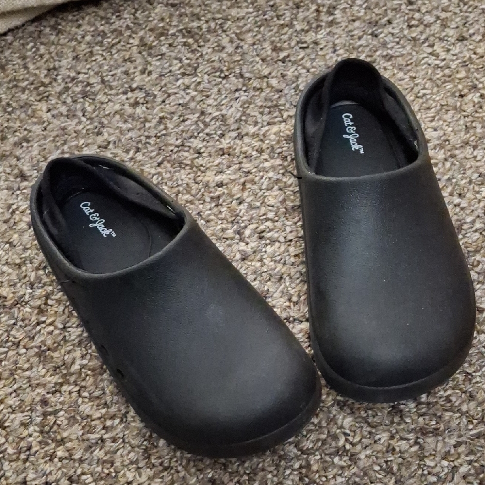 Cat & Jack Black Kids Moccasins